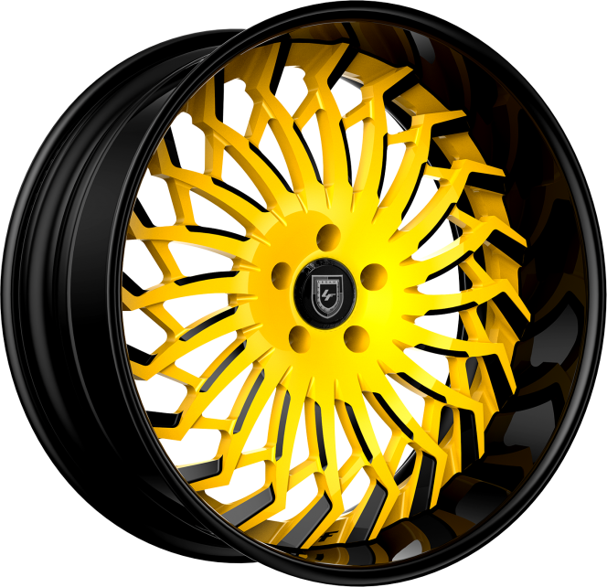 LF-743 – custom – black and yellow finish