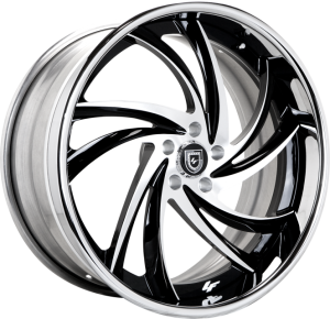 LF-744 - Brushed Face with Chrome Lip