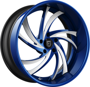 LF-744 - Custom - Blue and white finish