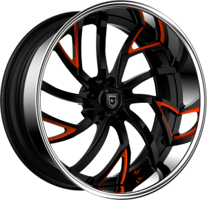 LF-745 - Custom - Black and Orange finish