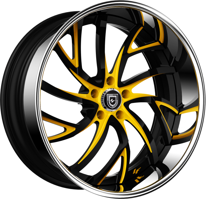 LF-745 – Custom – Black and Yellow finish