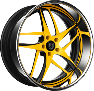 LF-746 - Custom - Black and yellow finish