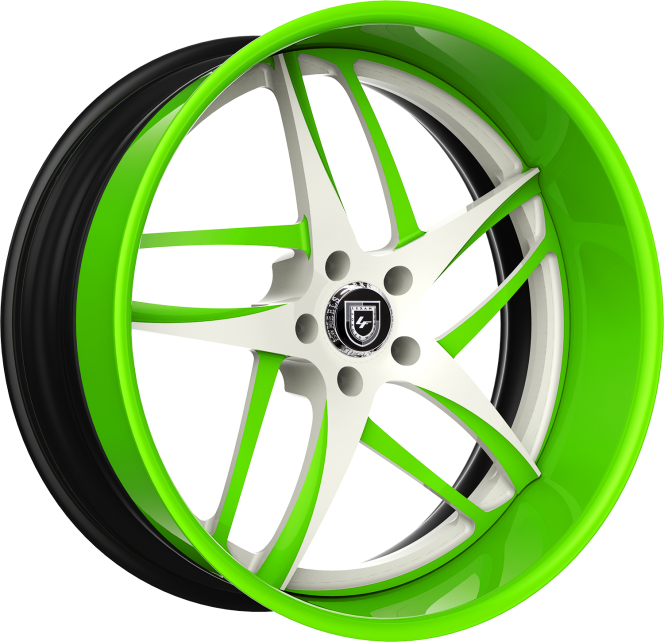 LF-746 – Custom – White and green finish