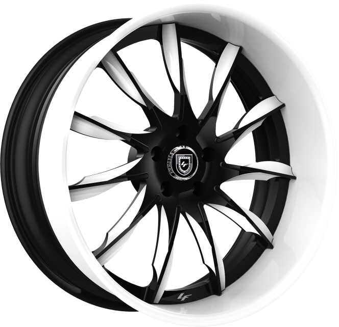 LF-747 – Custom – Black and white finish