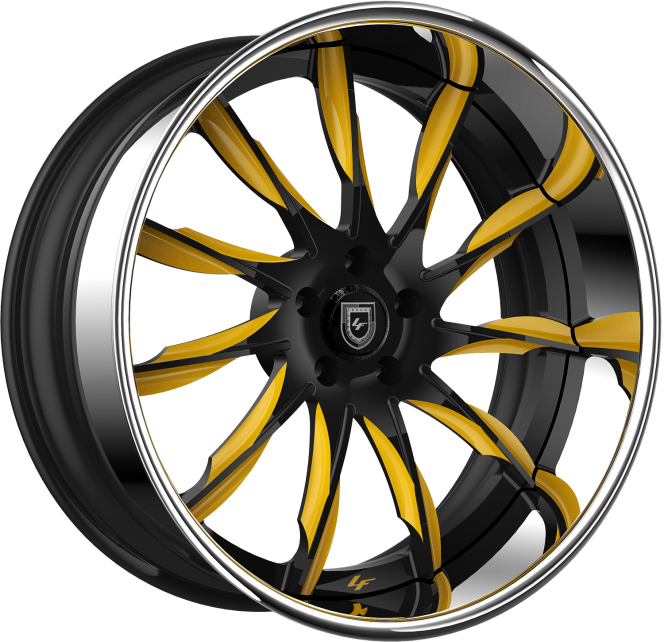 LF-747 – Custom – Black and yellow finish