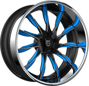 LF-747 - Custom - Blue, Black, and Grey finish