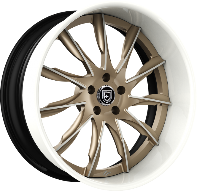 LF-747 – Custom – White and Champagne finish
