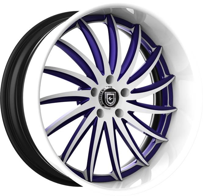 LF-748 – Custom – Purple and white finish