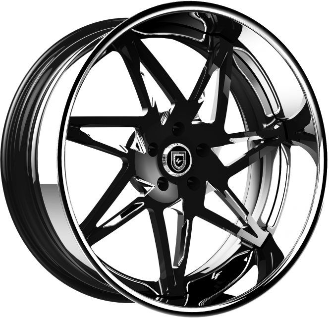 LF-749 – Custom – Black and Chrome finish