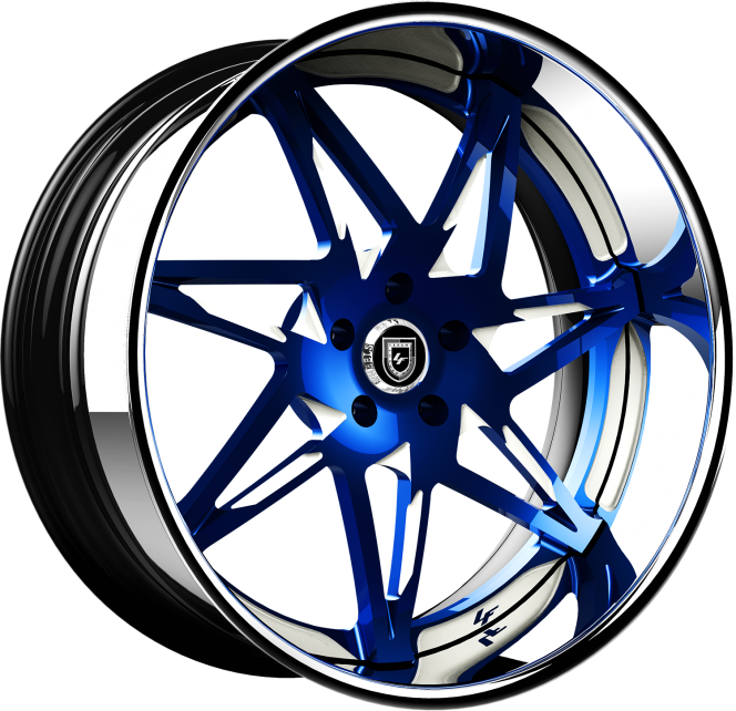 LF-749 – Custom – Blue and White Finish