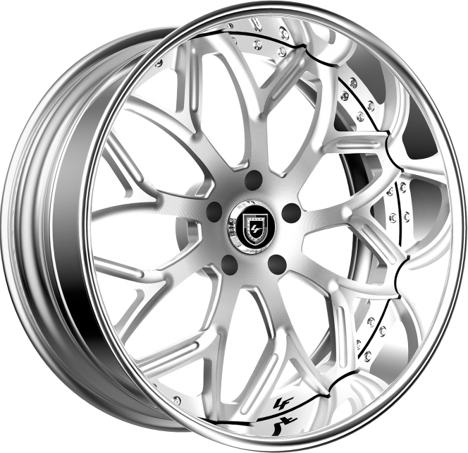 LF-750 – Brushed with Stainless Steel Lip