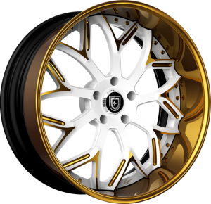 LF-750 - Custom - Gold and White Finish