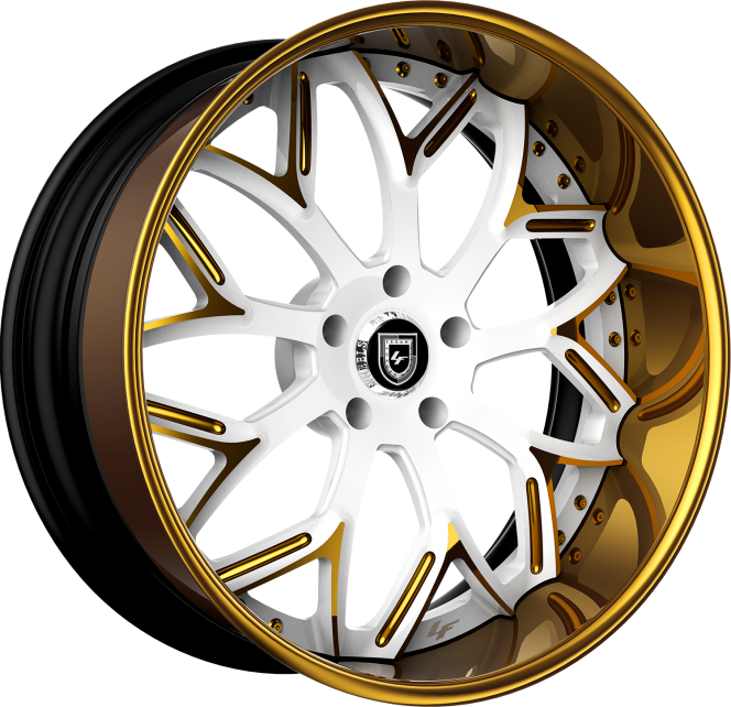 LF-750 – Custom – Gold and White Finish