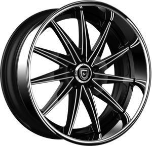 LF-751 - Chrome and Black Finish