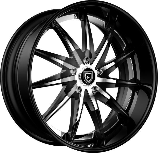 LF-751 – Custom – Black and Chrome Finish