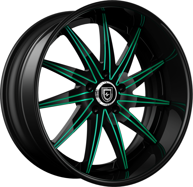 LF-751 – Custom – Black and Teal Finish