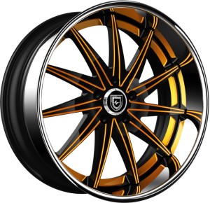 LF-751 - Custom - Orange and Black Finish