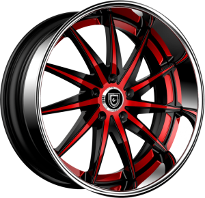 LF-751 - Custom - Red and Black Finish