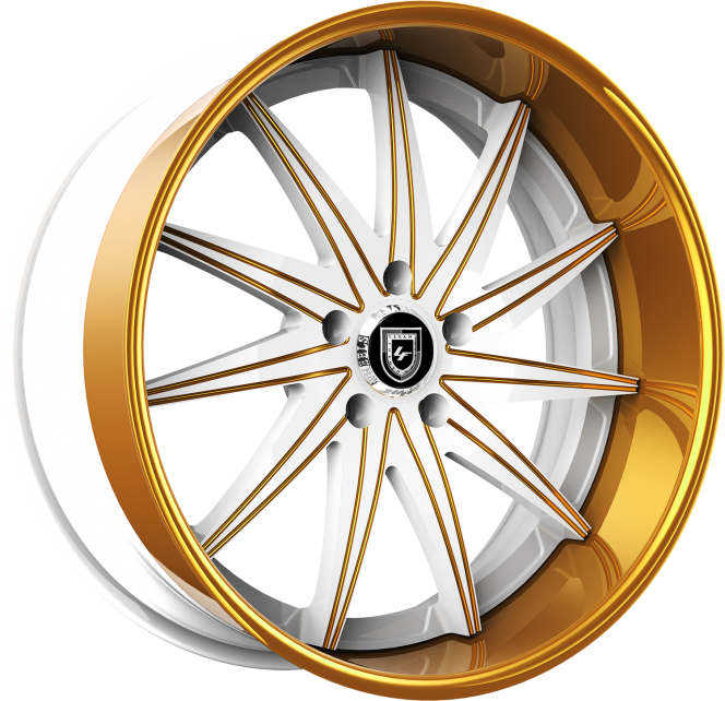 LF-751 – Custom – White and Gold Finish