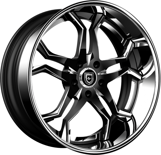 LF-752 – Custom – Black Face with Chrome Accents (2)