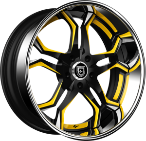 LF-752 - Custom - Black, Yellow, and White Finish