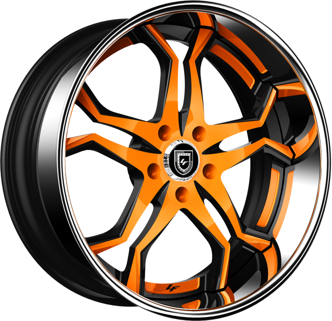 LF-752 – Custom – Black and Orange Finish