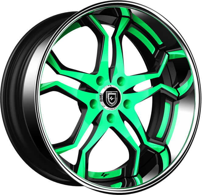 LF-752 – Custom – Black and Teal Finish