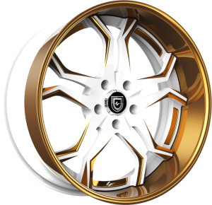 LF-752 - Custom - White and Gold Finish