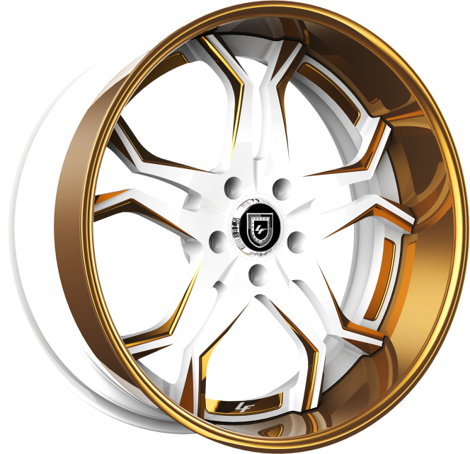 LF-752 – Custom – White and Gold Finish