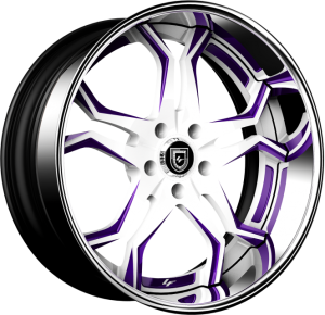 LF-752 - Custom - White and Purple Finish