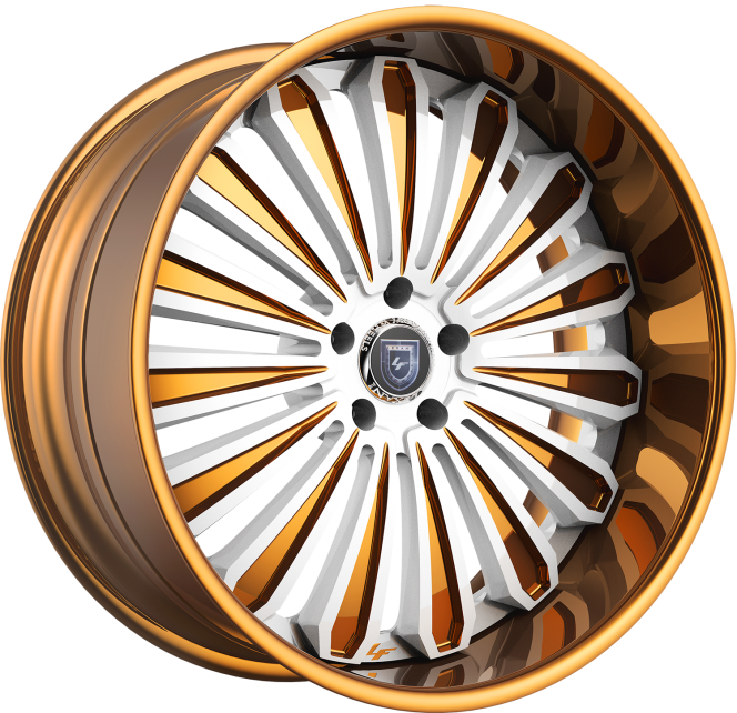 LF-757 – Custom – White and Gold Finish