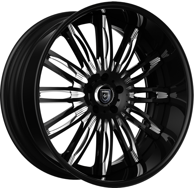 LF-758 – Custom – Black and Chrome Finish