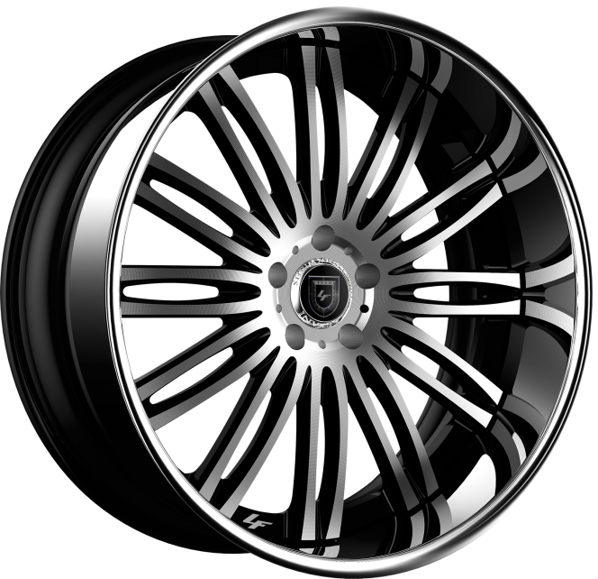 LF-758 – SS – MACHINED AND BLACK FACE WITH STAINLESS STEEL LIP