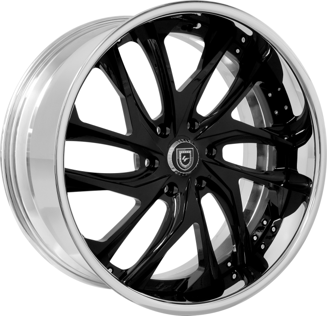 LF-759 Ghost – Gloss Black with Chrome Lip