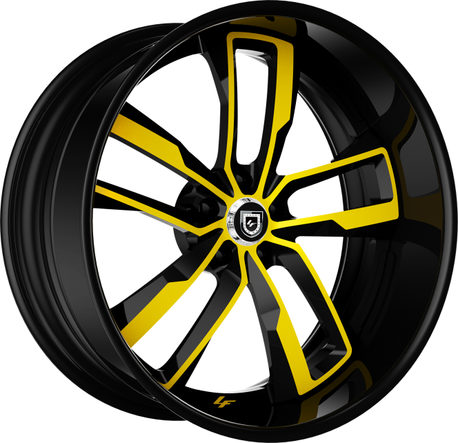 LF-760 – Custom – Yellow and Black Finish