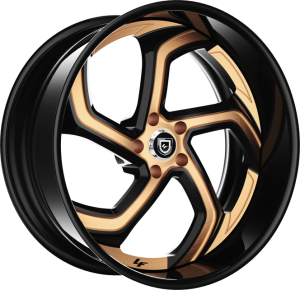 LF-761 - Custom - Black with Orange Accents