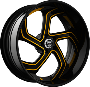 LF-761 - Custom - Yellow and Black Finish