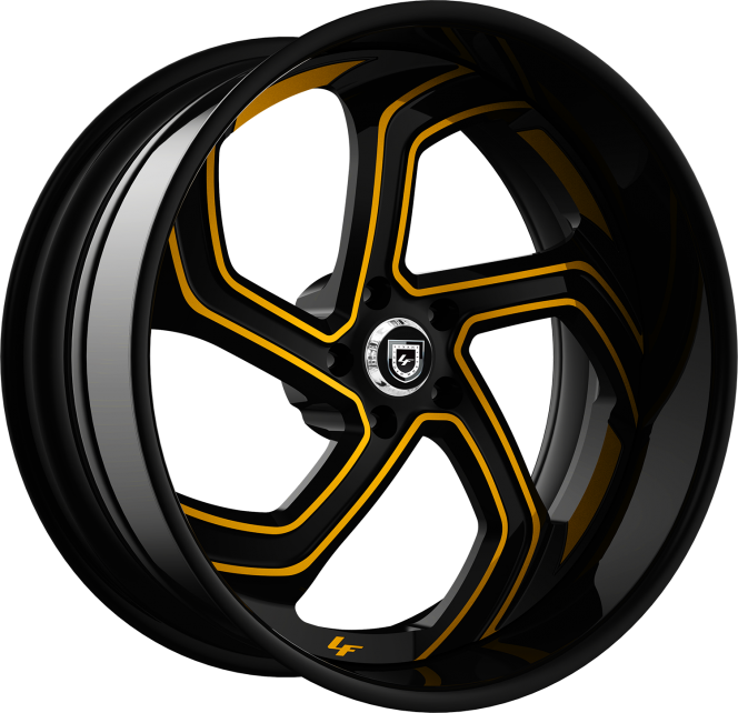 LF-761 – Custom – Yellow and Black Finish