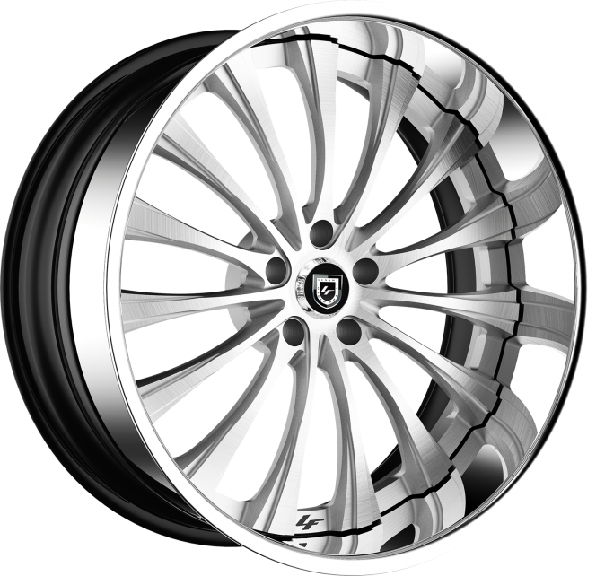 LF-762 – Custom – Brushed with Chrome Lip