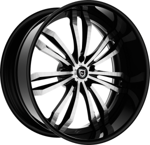 LF-763 - Brushed Face with Black Lip