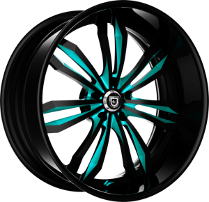 LF-763 - Custom - Black with Blue Accents