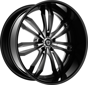 LF-763 - Custom - Black with Brushed Accents