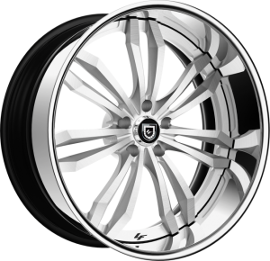 LF-763 - Custom - Brushed Face, Chrome Lip