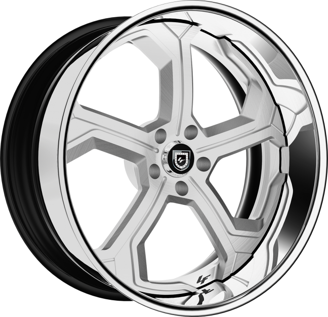 LF-764 – Custom – Brushed with Chrome Lip