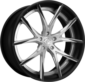 LZ-102 - Brushed and Black Finish