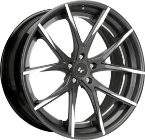 LZ-102 - Custom - Gunmetal and white finish