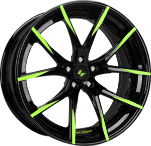 LZ-102 - Custom - black and green finish