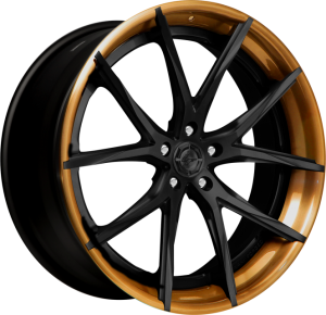 LZ-102 - Optional Black Center with orange tinted Lip