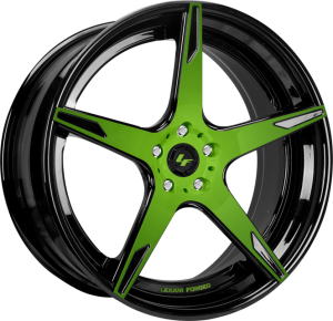 LZ-103 - Custom - black and green finish