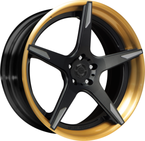 LZ-103 - Custom - tinted Gold and black finish